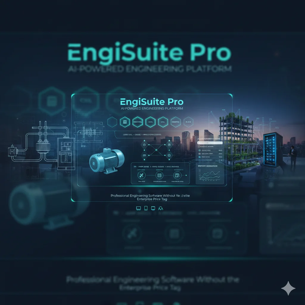 EngiSuite Pro – Multi-Disciplinary Engineering Calculator & Design Automation Platform